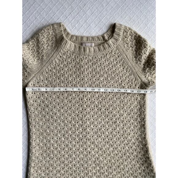 Banana Republic Star-Stitch Knit Crew Pullover Sweater‎ Merino Wool Alpaca Blend - Picture 12 of 12